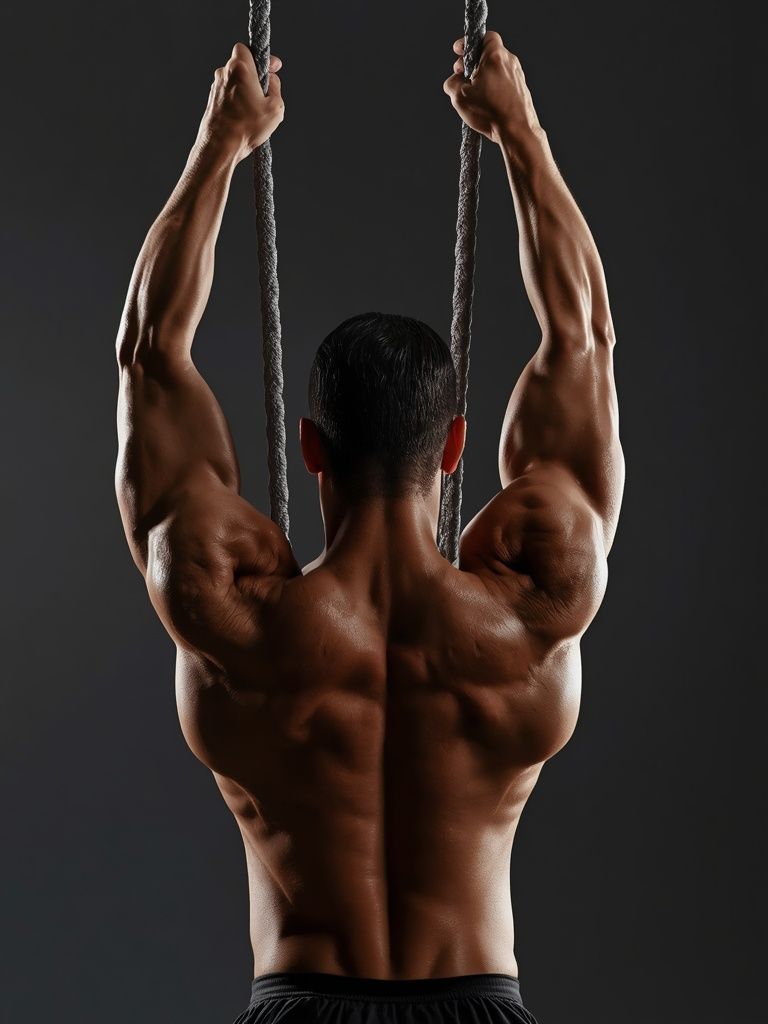 Triceps Overhead Extension with Rope