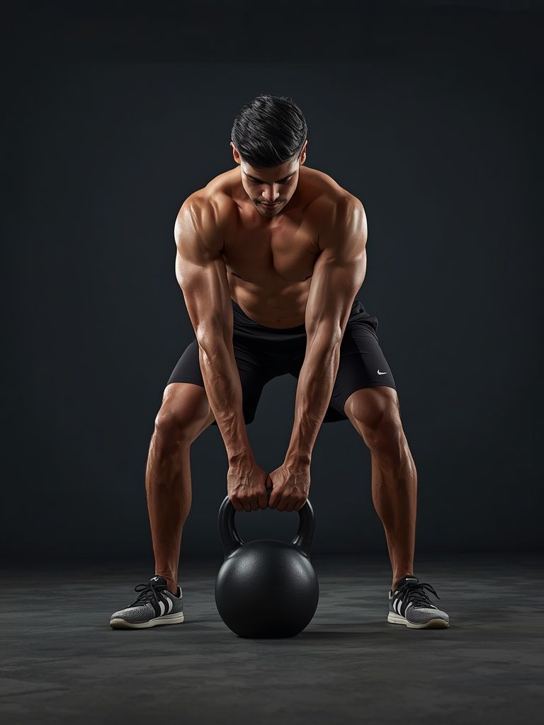 Two-Arm Kettlebell Clean