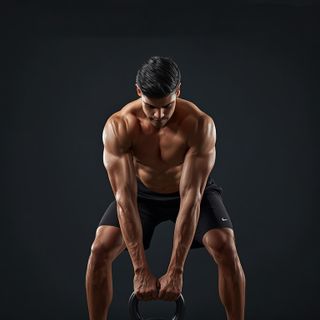 Two-Arm Kettlebell Clean