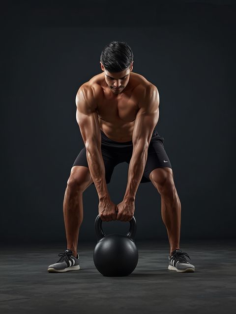 Two-Arm Kettlebell Clean