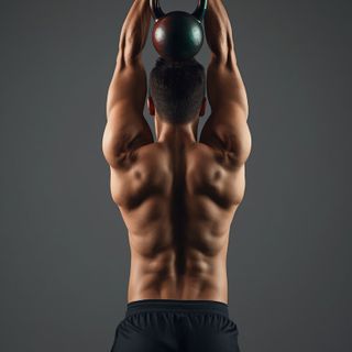 Two-Arm Kettlebell Jerk