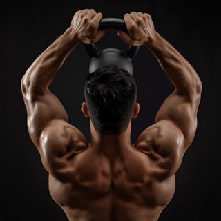 Two-Arm Kettlebell Jerk