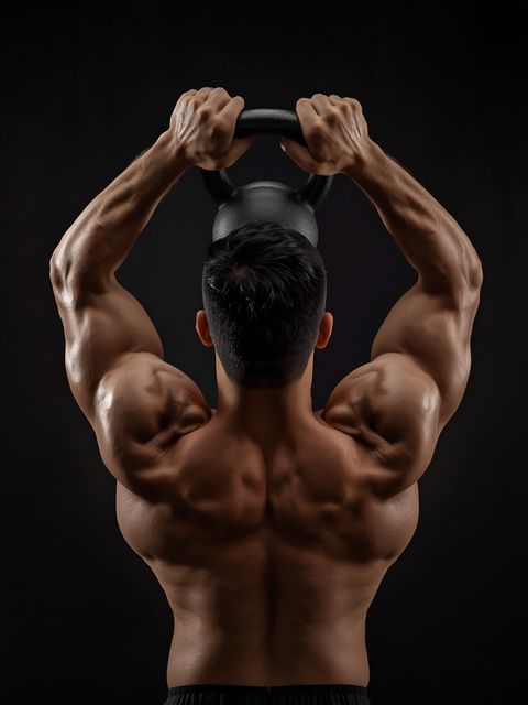 Two-Arm Kettlebell Jerk