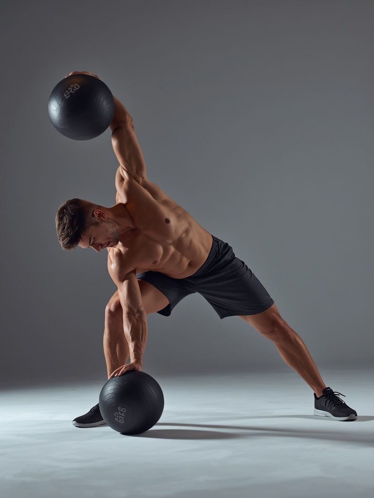 Weighted Ball Side Bend