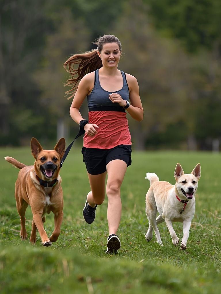 Spacer / bieg, zabawa ze zwierzętami, ogólny, lekki wysiłek, tylko aktywne okresy