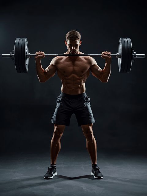Wide-Grip Stojąc Sztanga Uginanie ramion