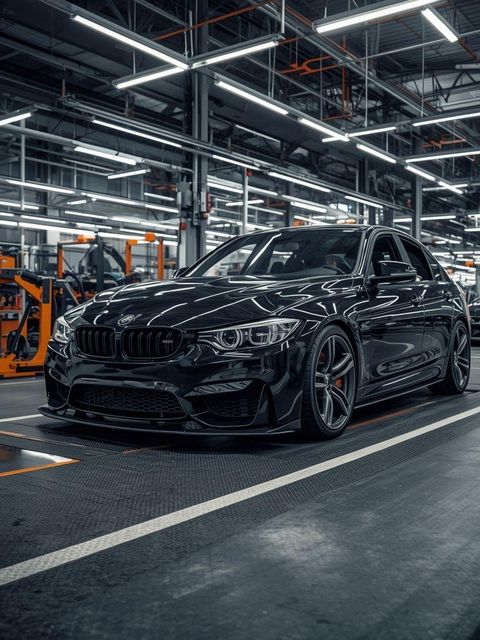 Arbeit an der Autokarosserie