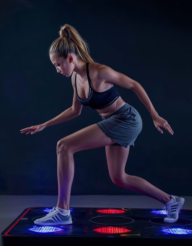 Active arcade dance games