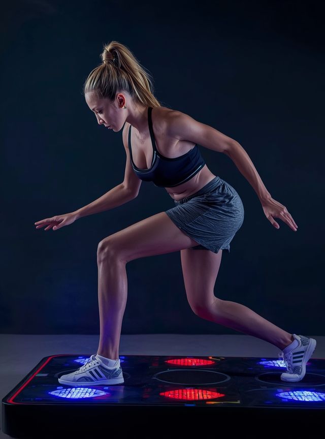 Active arcade games (e.g. dance pads)