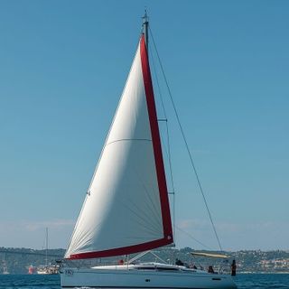 Put on and removal of canvas cover - sailboat