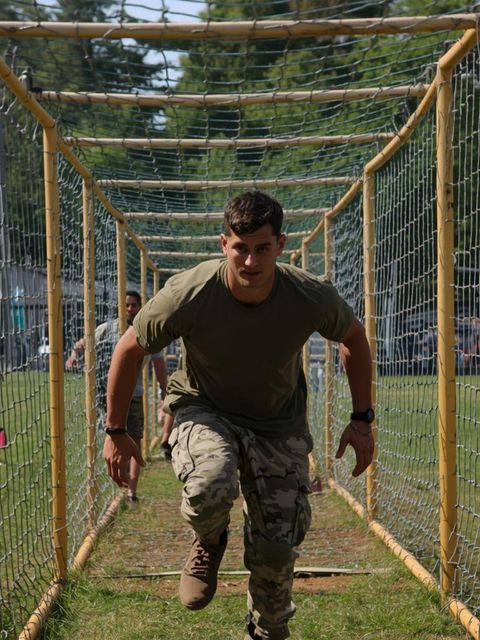 Militärischer Hindernisparcours