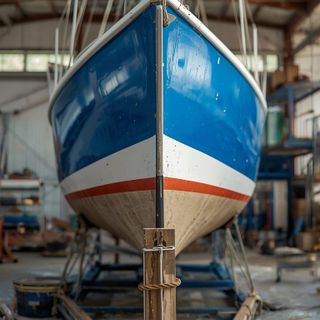 Scraping and Painting a Sailboat or Powerboat