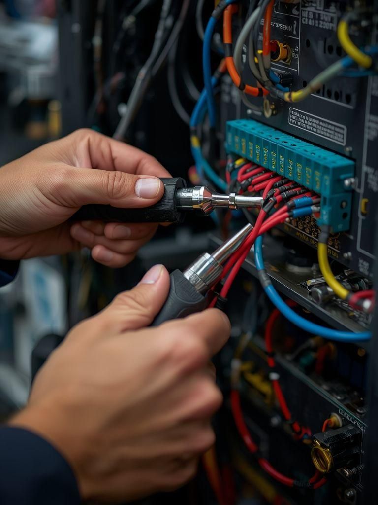 Verkabelung, Abschalt-Spleißen