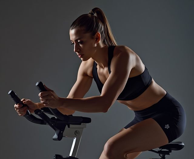 Light stationary cycling