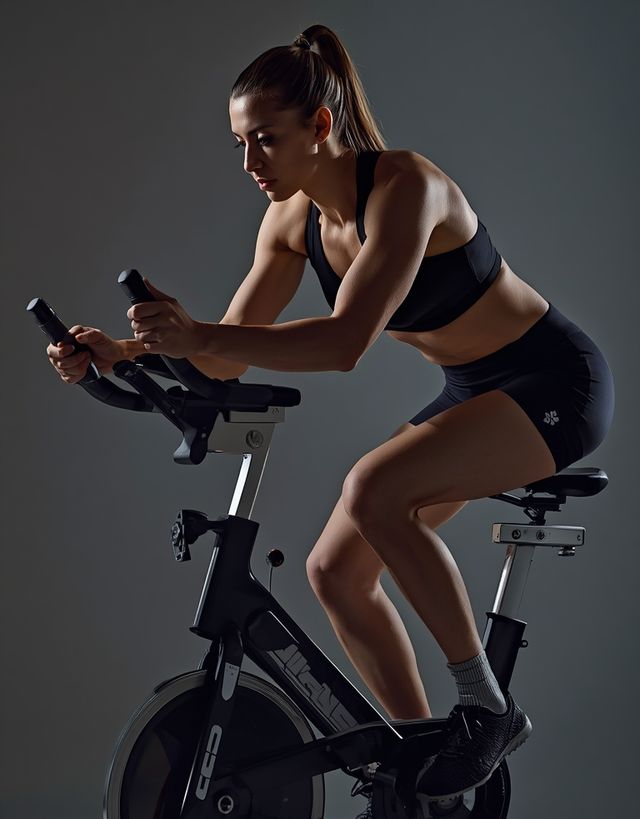 Light stationary cycling
