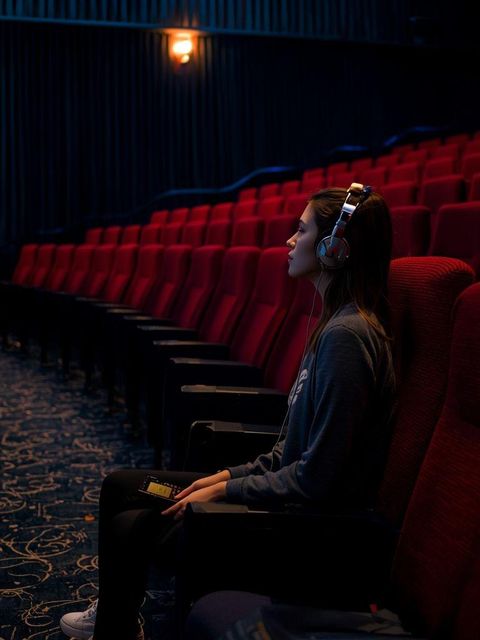 Sitting, Listening to Music (Not Talking or Reading) or Watching a Movie in a Theater