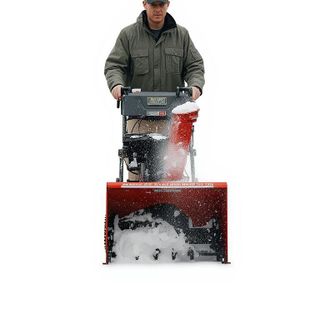 Operating Snow Blower, Walking