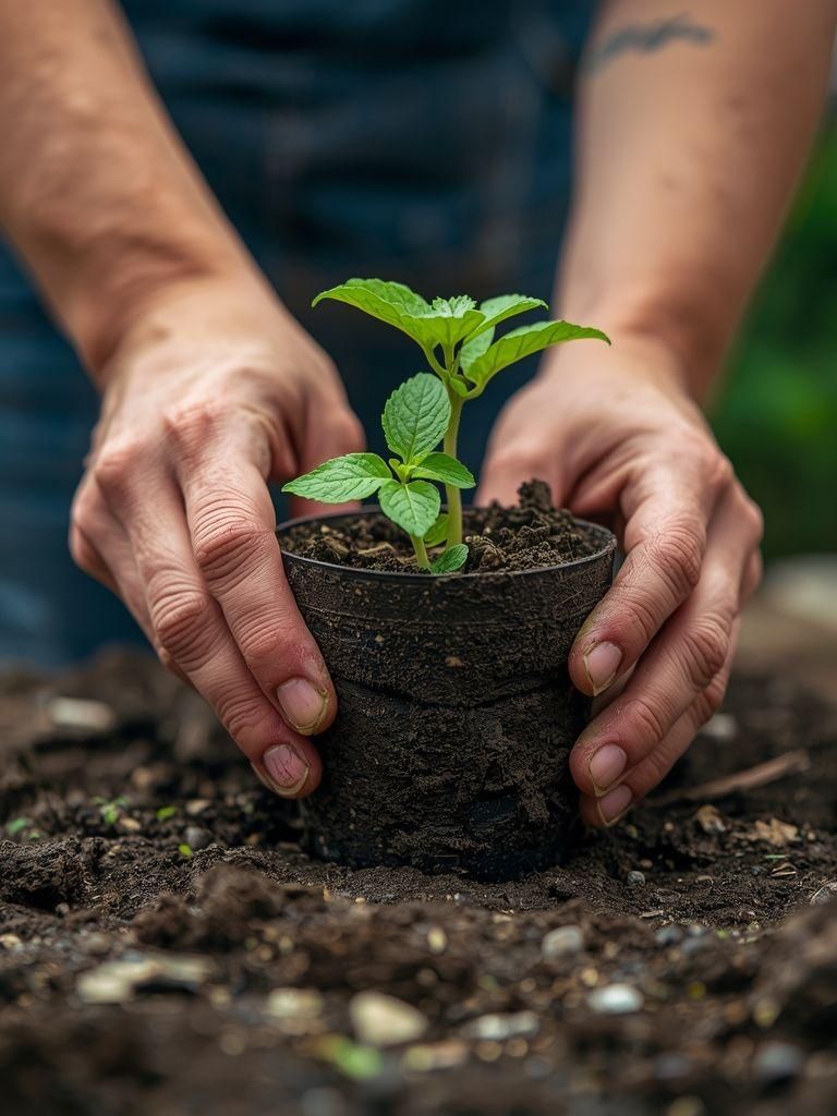 Sadzenie, doniczkowanie, przesiewanie sadzonek lub roślin, lekki wysiłek