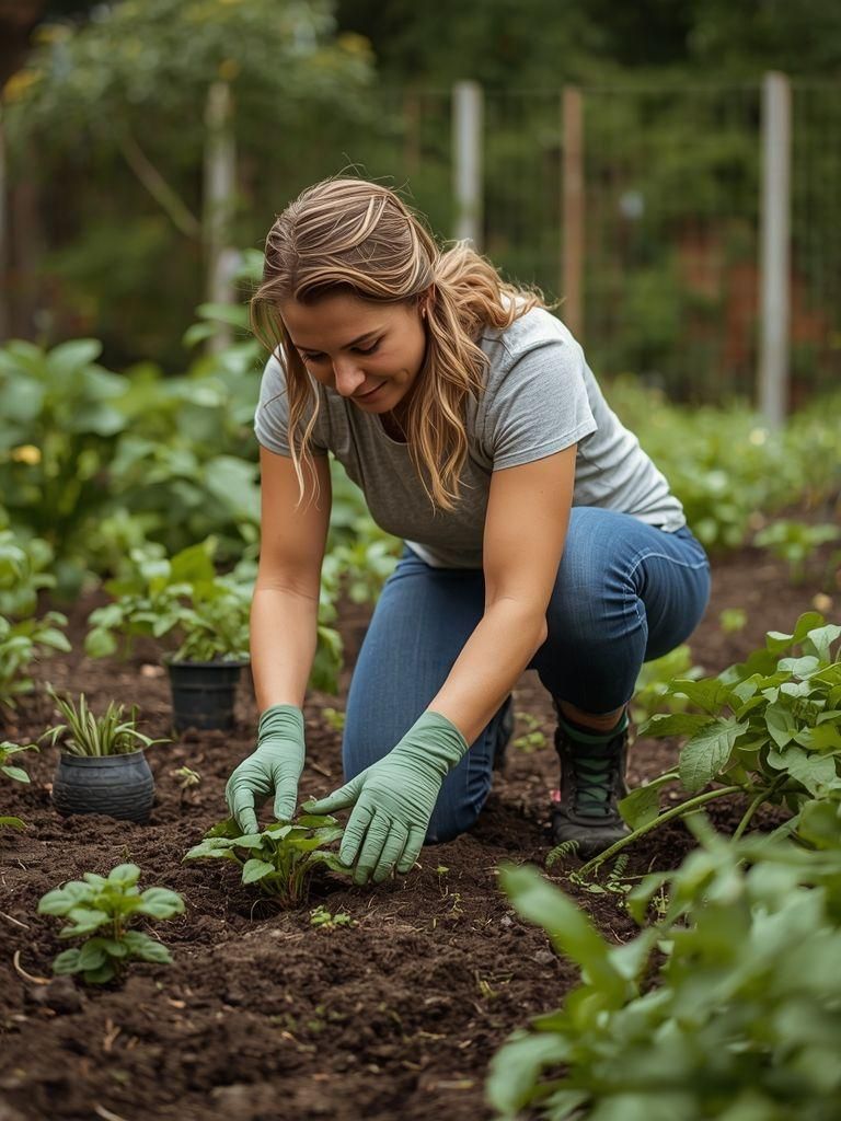 Uprawianie ogrodu w weekend, lekki i umiarkowany wysiłek
