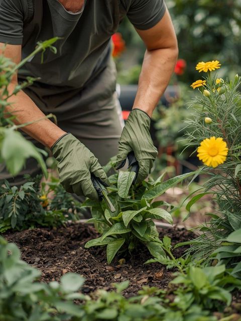 Gartenarbeit, allgemein, mäßiger Aufwand