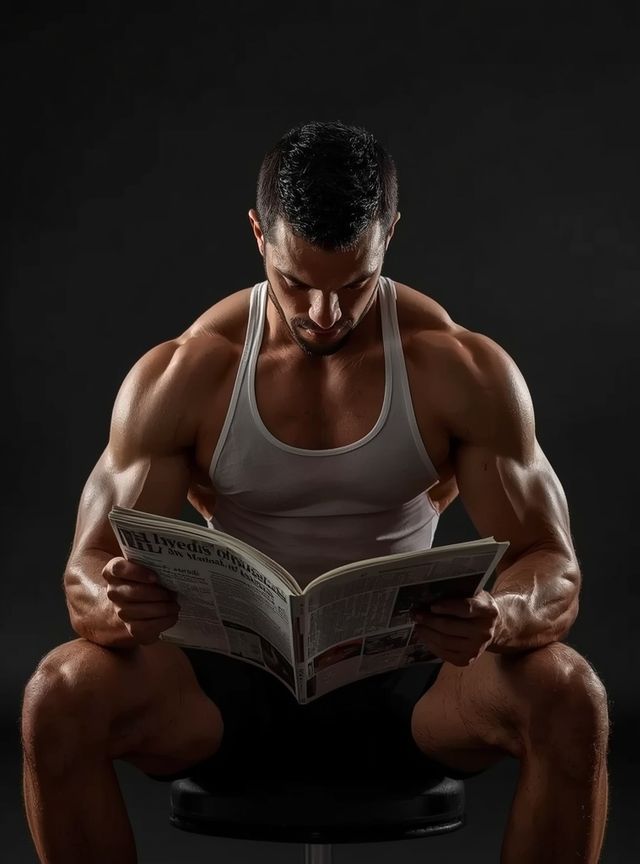 Reading Books or Newspapers While Seated