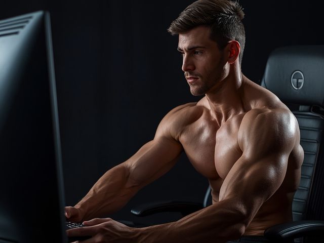 Videospiele oder Computerspiele spielen im Sitzen