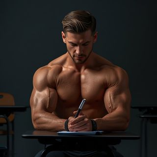 Sitting in Classroom, General, Including Note-taking or Class Discussion
