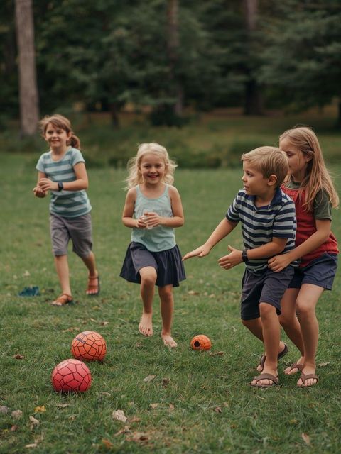 Retreat / Familienzusammenführung mit Spielen für Kinder
