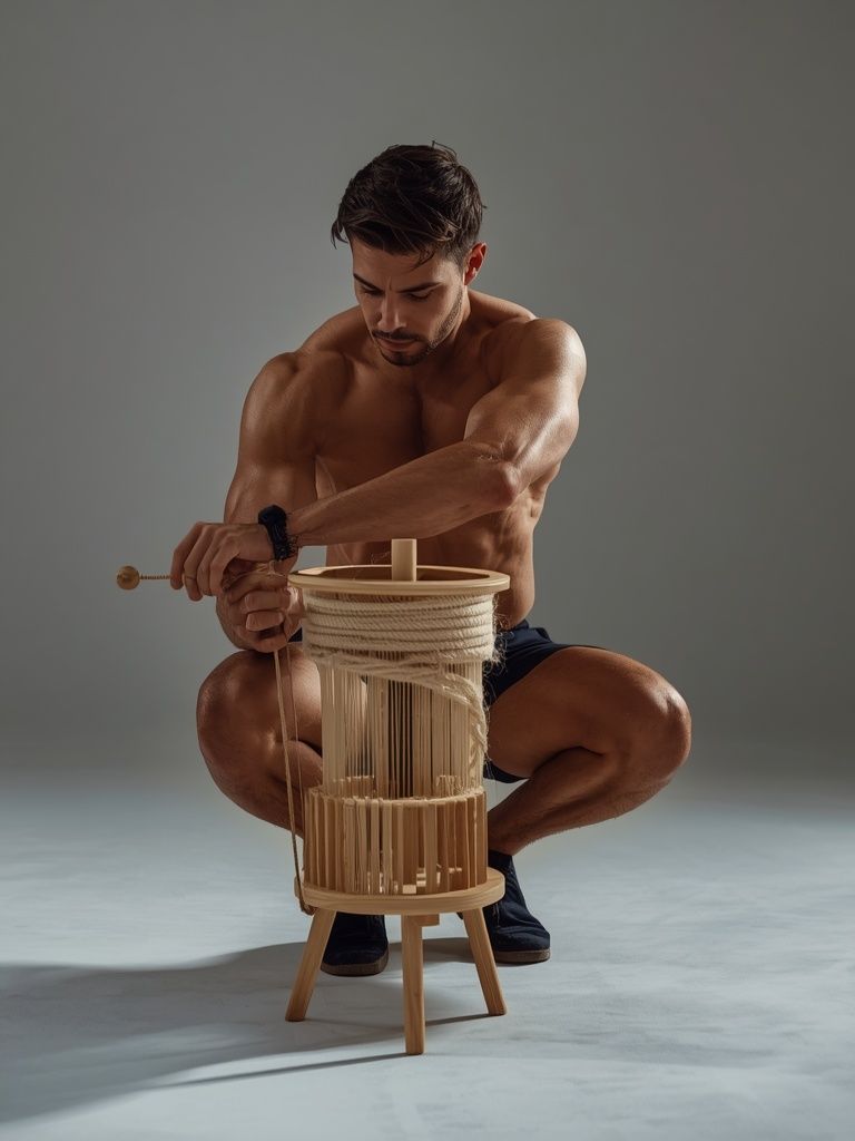 Sitting, Arts & Crafts, Wood Carving, Weaving, Wool Spinning, Light Effort