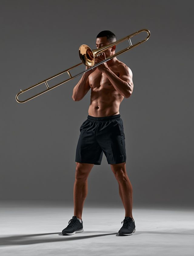 Playing Trombone While Standing