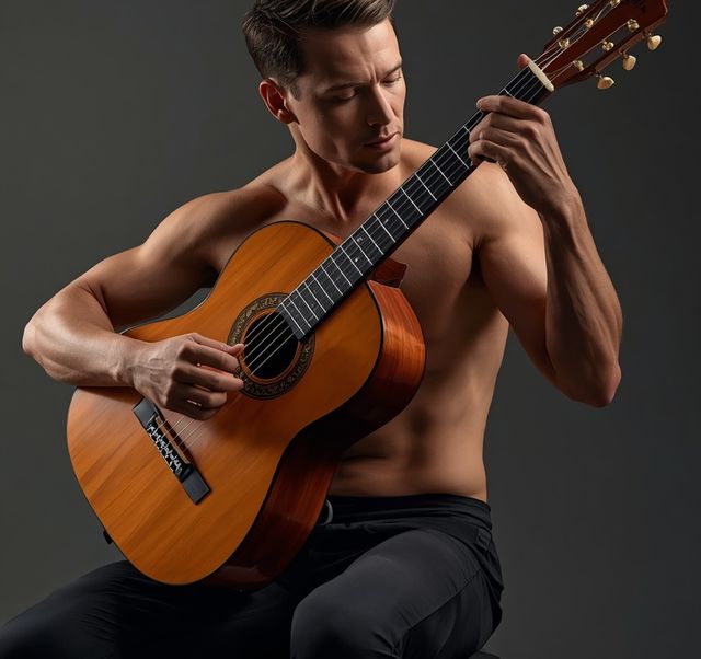 Playing Classical or Acoustic Guitar While Seated