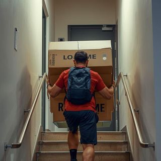 Carrying Moderate Loads Up Stairs, Moving Boxes 11.34-22.23 kg