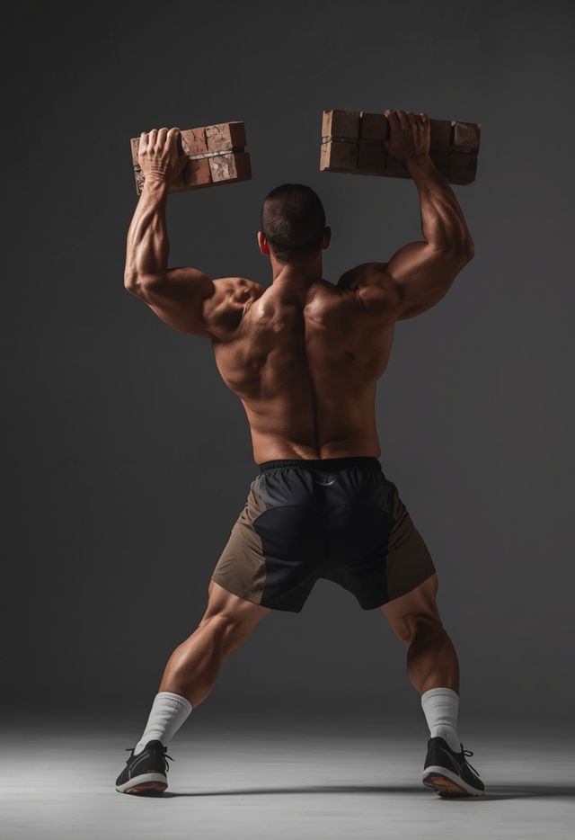 Carrying Heavy Construction Materials (e.g., Bricks, Tools)