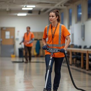 Conservation Work, Moderate Effort (e.g., Electric Buffer, Arena Floor Cleaning, Mopping, Waste Removal, Vacuuming)