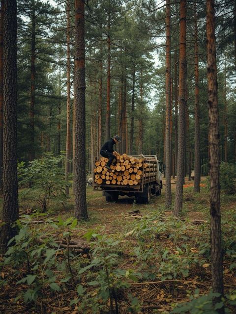 Forestry, vigorous effort (e.g., hauling, felling, or trimming trees, carrying or stacking logs, planting seedlings, sawing lumber by hand)