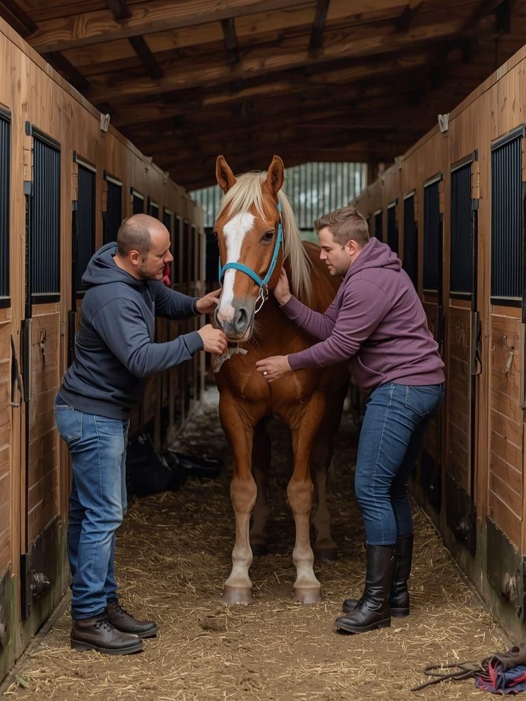 Horse Grooming, Including Feeding, Cleaning Stalls, Bathing, Brushing, Clipping, Longing, and Exercising Horses