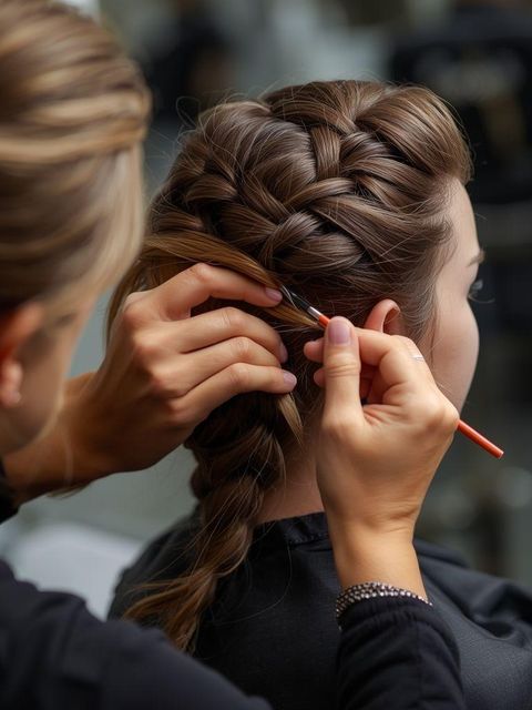 Hairstylist (e.g., plaiting hair, manicure, make-up artist)