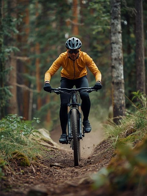 Mountain biking