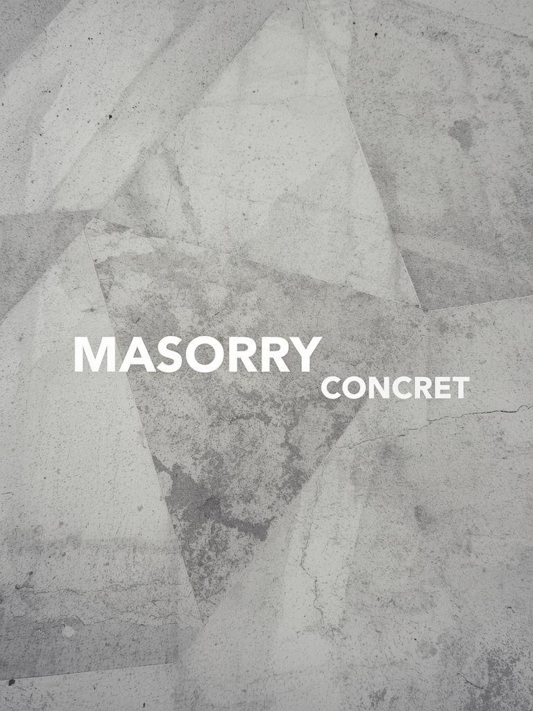 Murarstwo, beton, umiarkowany wysiłek