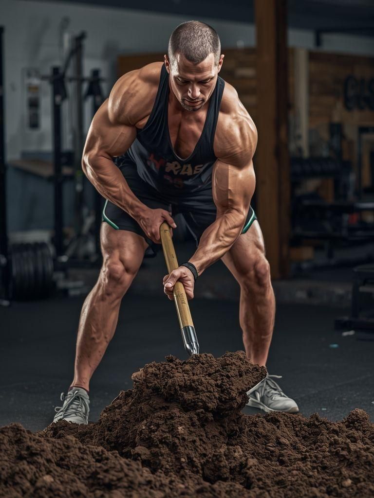 Kopanie, ponad 16 funtów/minutę, głębokie kopanie, intensywny wysiłek