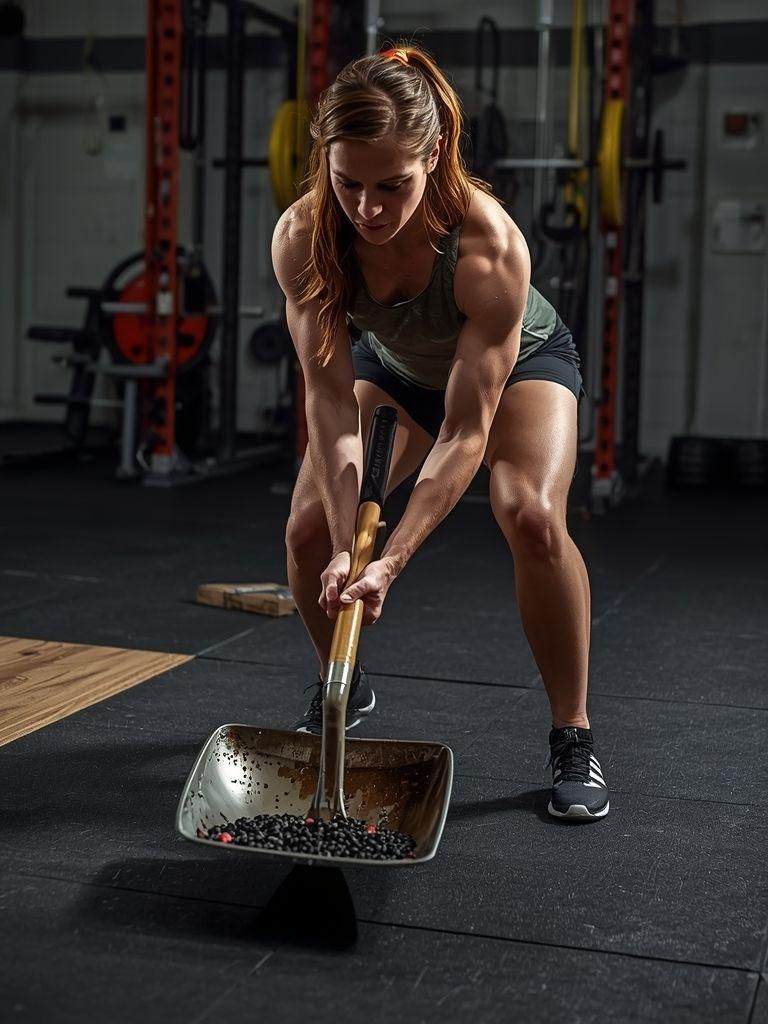 Łopata, 10 do 15 funtów / minutę, intensywny wysiłek