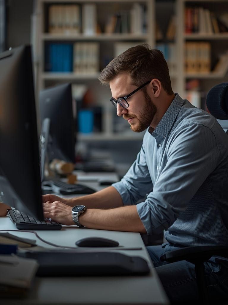 Sitzaufgaben, leichte Anstrengung (z.B. Büroarbeit, chemielaborarbeit, Computerarbeit, Lichtmontagereparatur, Uhrenreparatur, Lesen, Schreibtischarbeit)
