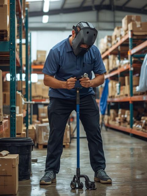 Standing, light/moderate effort (e.g., assemble/repair heavy parts, welding,stocking parts,auto repair,standing, packing boxes, nursing patient care)