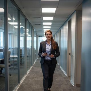 Arbeitgehen, weniger als 2,0 mph, sehr langsam, im Büro oder Laborbereich