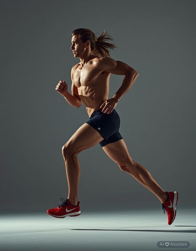 Bieg szybki 12,8 km/h (tempo 4:40 min/km)