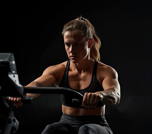 Stationary rowing (200 Watts)