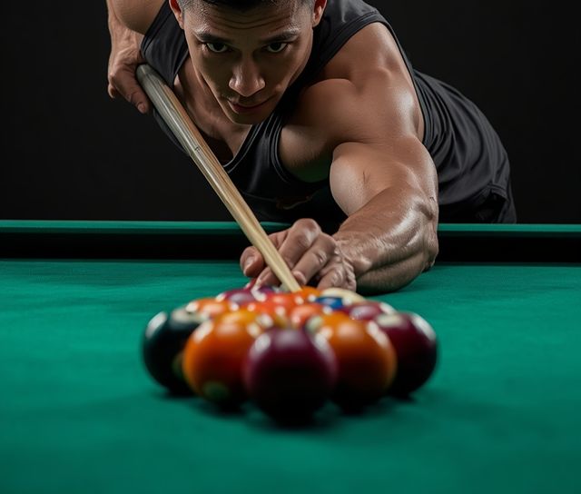 Playing billiards