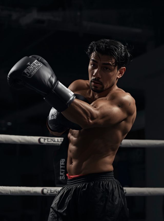 Boxing in the ring