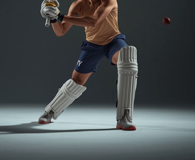 Playing cricket