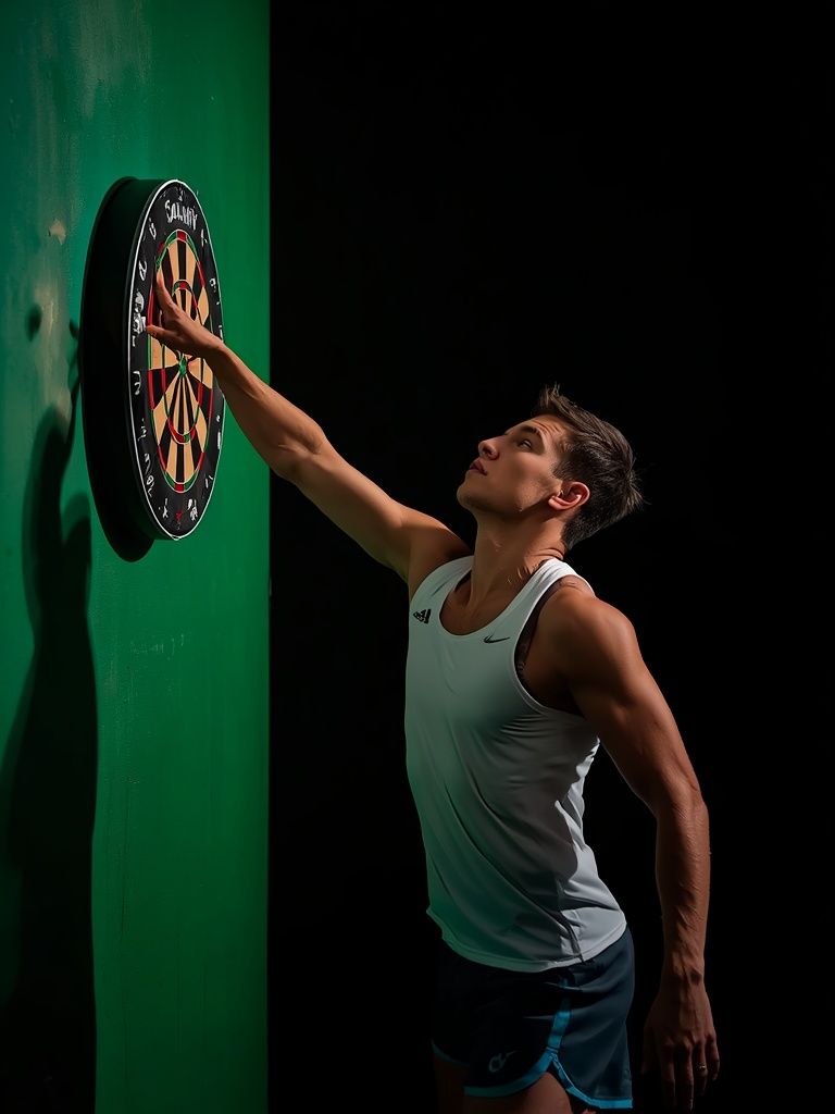 Darts, Wand oder Rasen